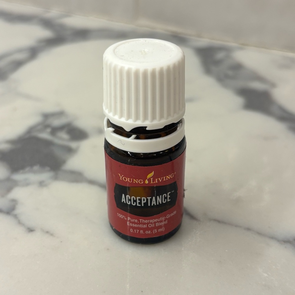 Young Living Acceptance Essential oil- opened cap